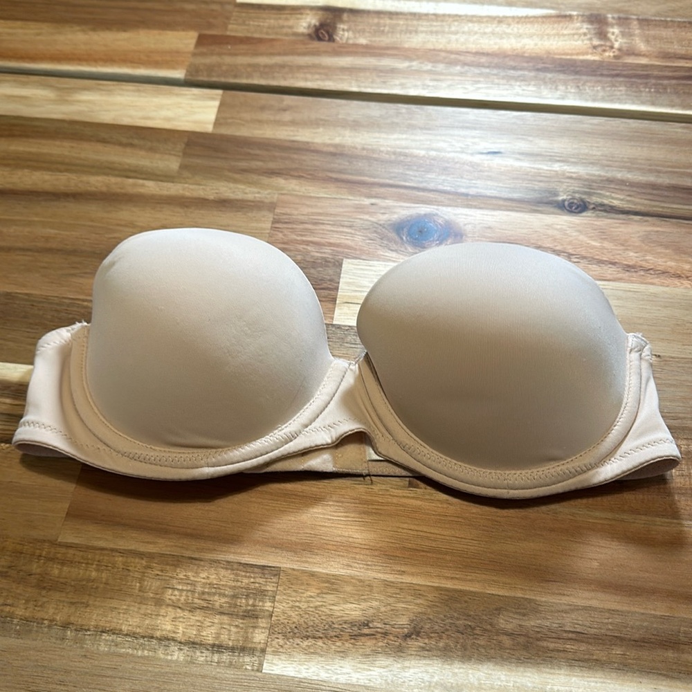 PINK Victoria’s Secret wear everywhere multi way push up bra 32B strapless nude